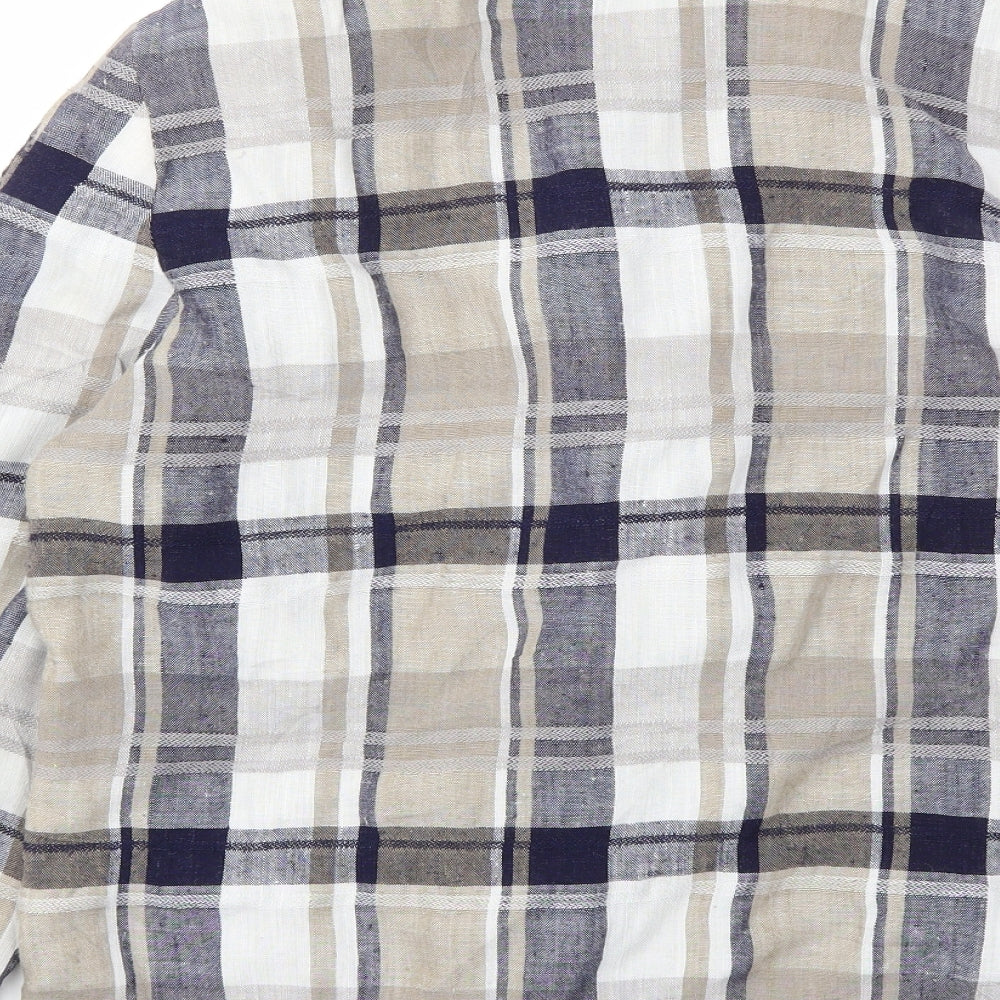 Preworn Womens Multicoloured Check  Jacket Blazer Size 16