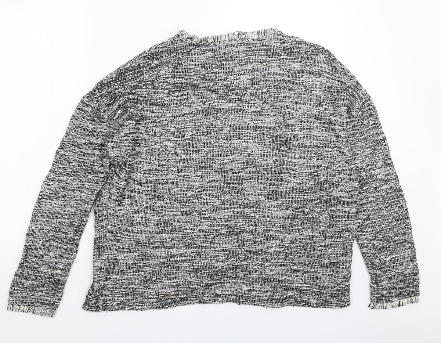 River Island Womens Grey  Knit Pullover Jumper Size 14