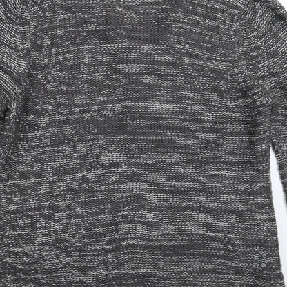 Preloved NEXT Womens Grey  Knit Cardigan Jumper Size 14 - Label