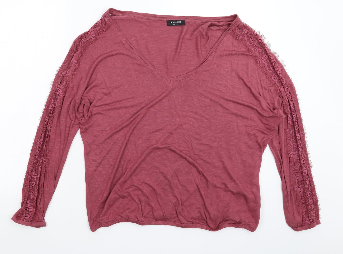 JD Williams Womens Pink   Basic Blouse Size 18
