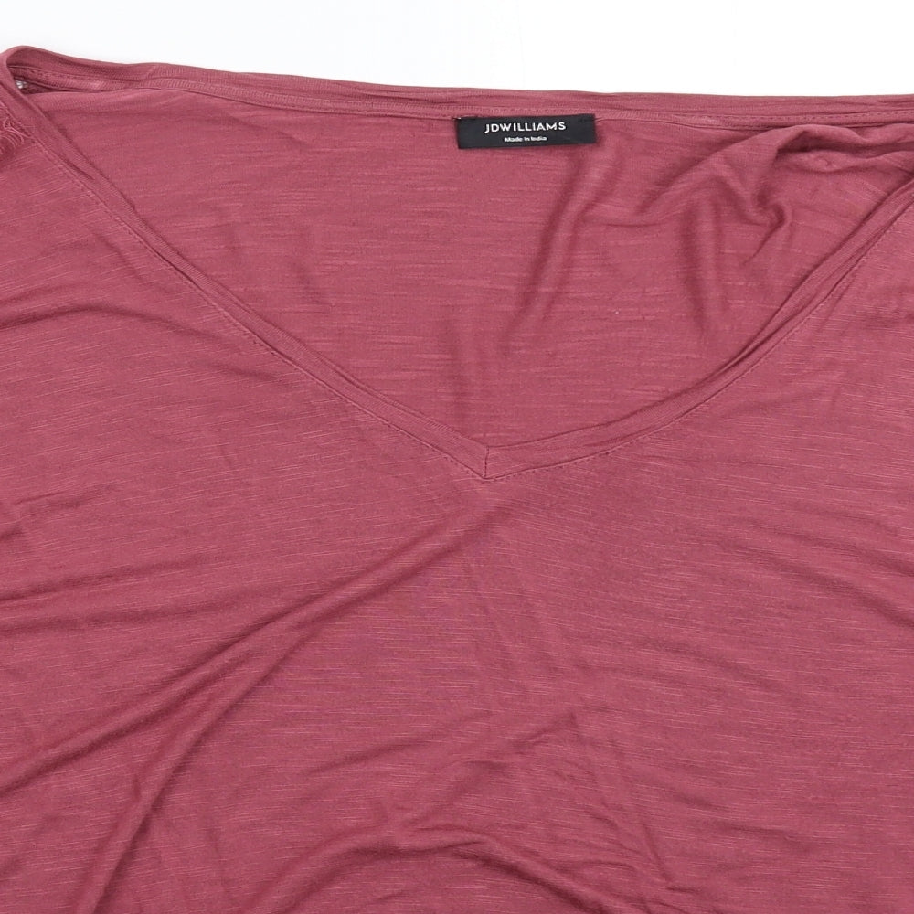 JD Williams Womens Pink   Basic Blouse Size 18