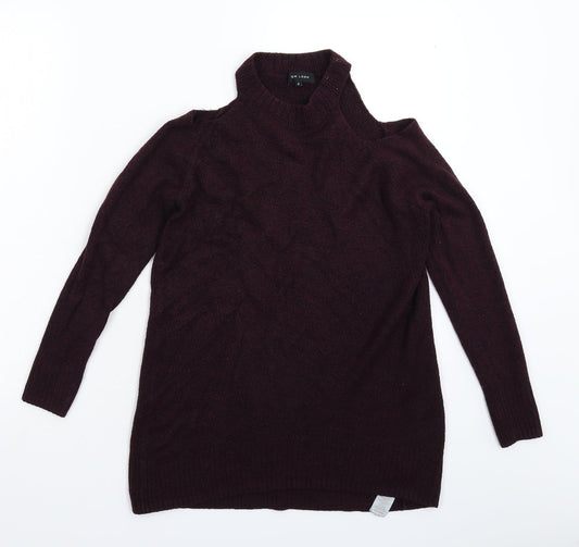New Look Womens Brown  Knit Pullover Jumper Size S