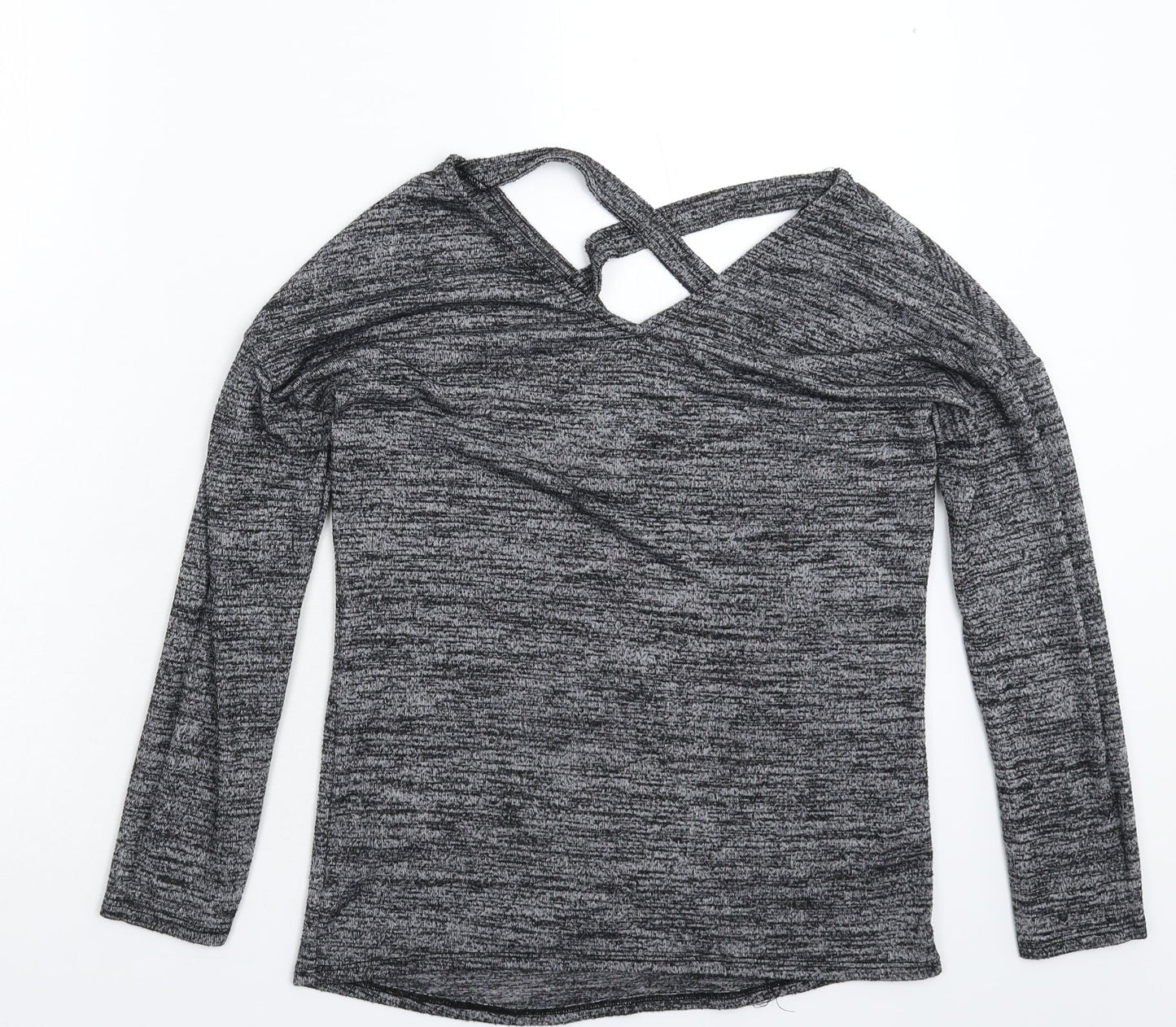 F&F Womens Grey  Knit Pullover Jumper Size 6