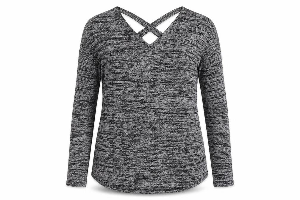 F&F Womens Grey  Knit Pullover Jumper Size 6