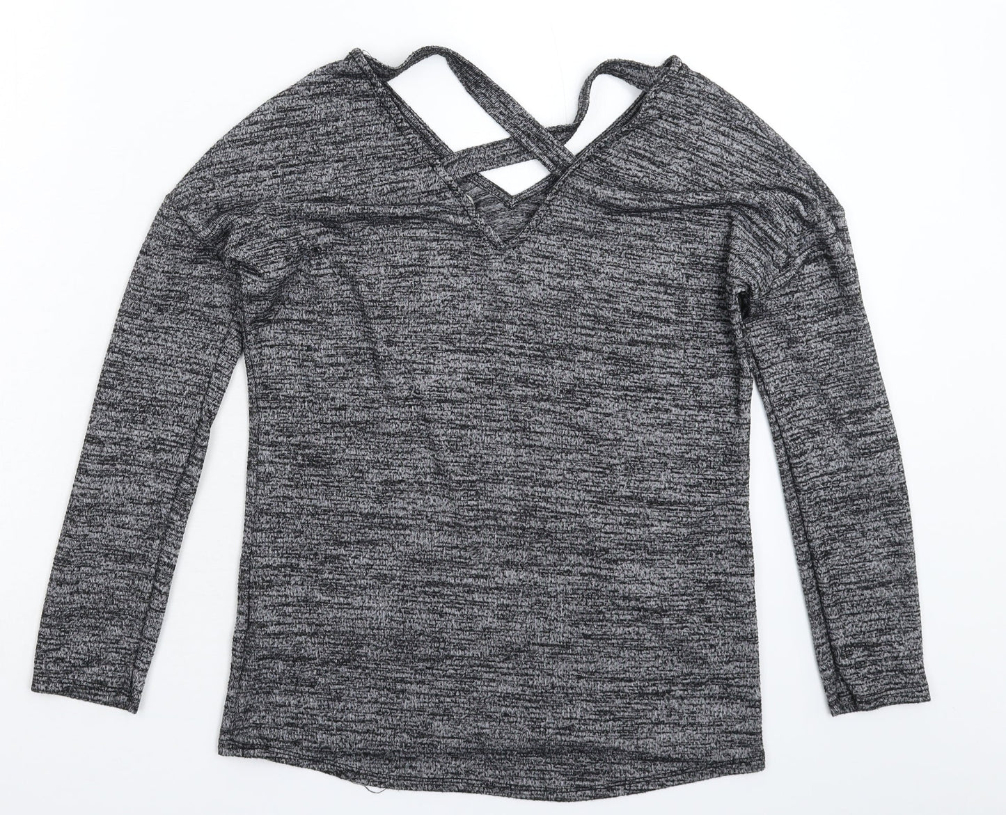 F&F Womens Grey  Knit Pullover Jumper Size 6