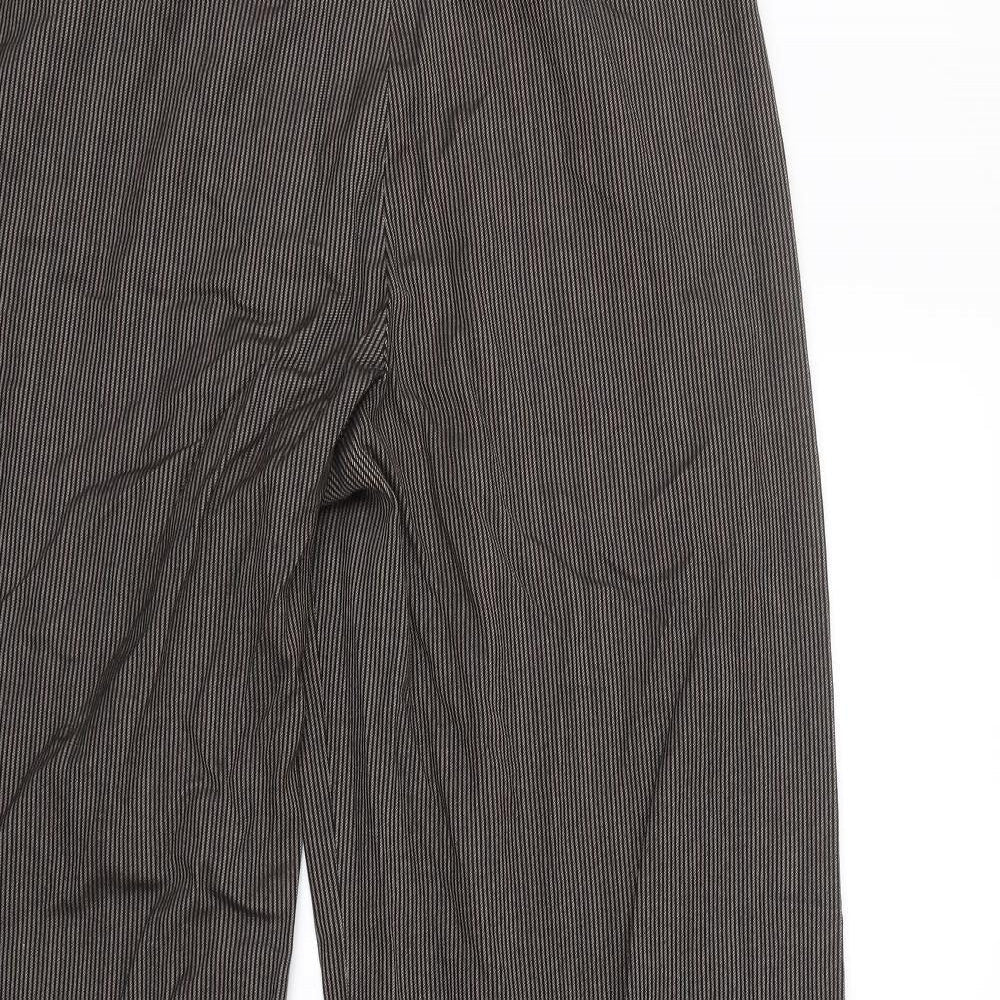 F&F Womens Blue Striped  Trousers  Size 14 L29 in