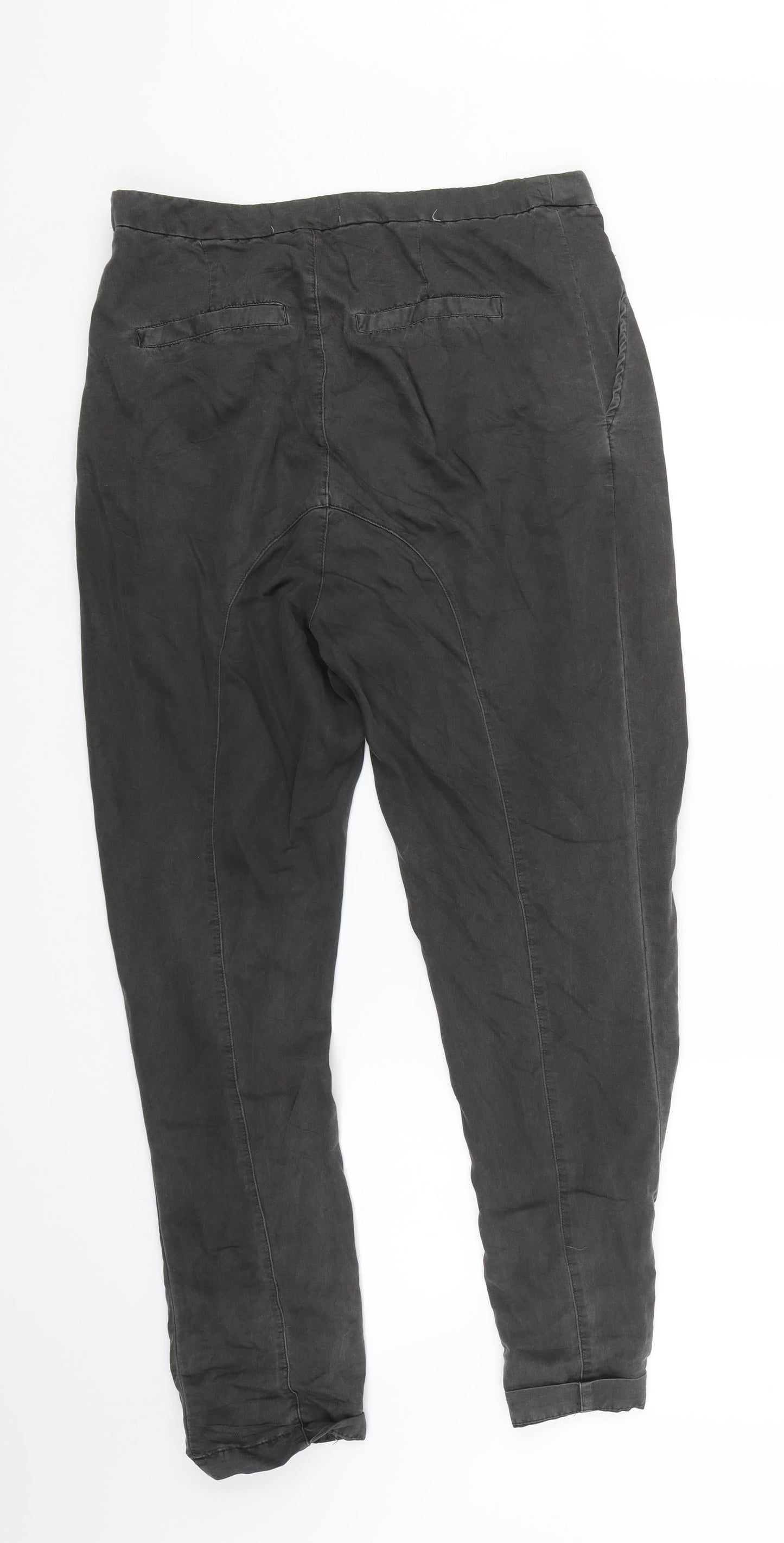 VERO MODA Womens Grey   Capri Trousers Size 8 L24 in