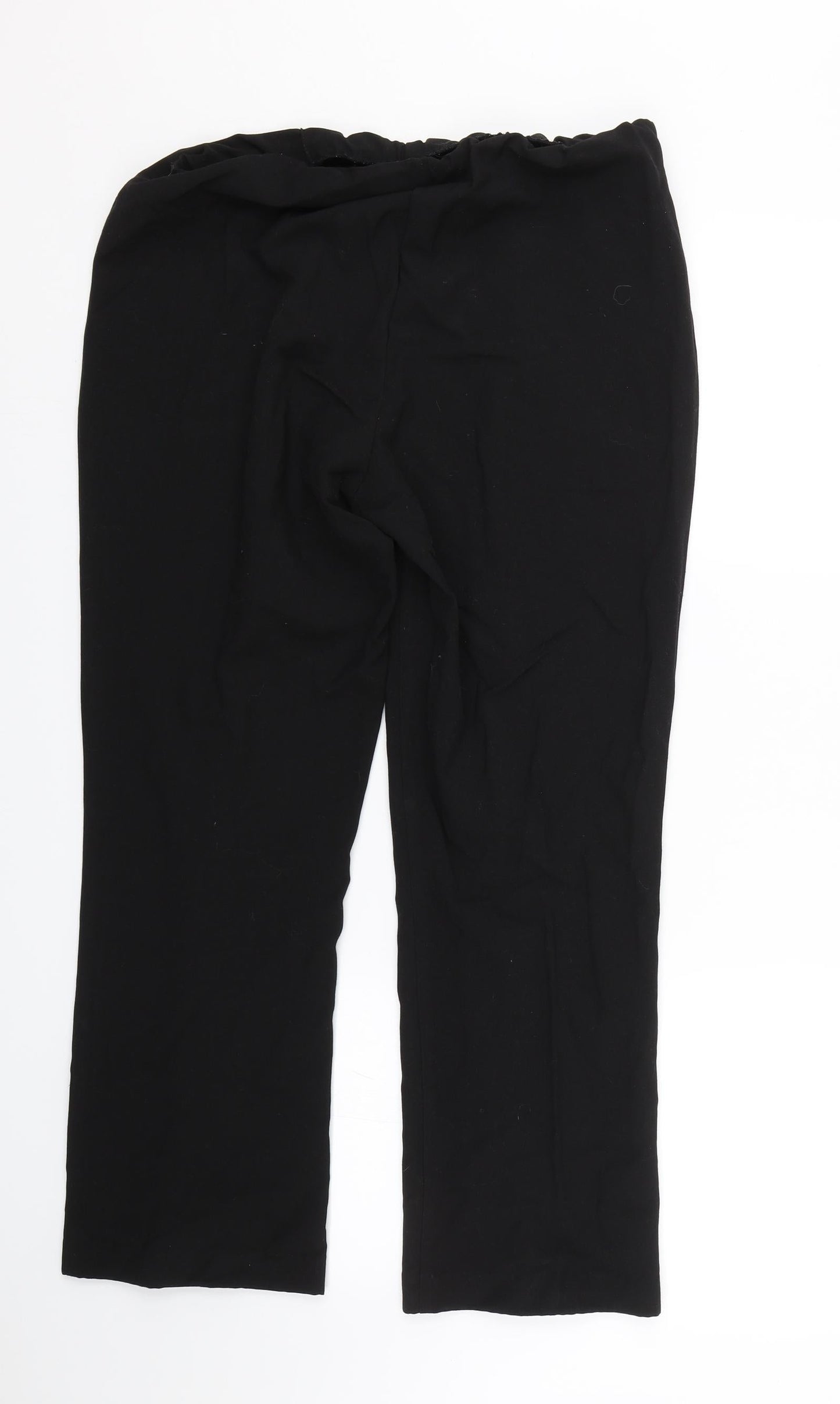 Arista Womens Black   Trousers  Size 14 L25.5 in