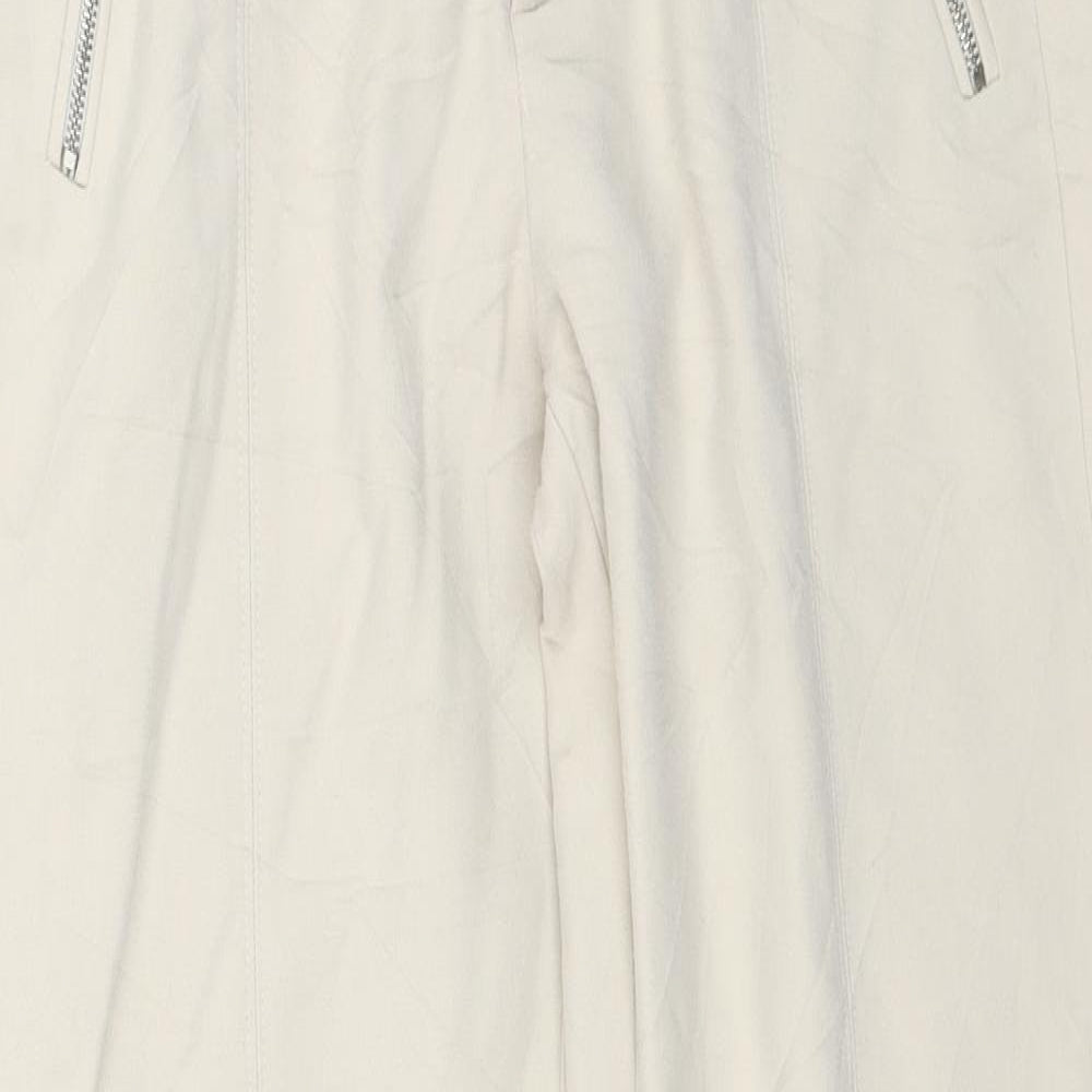 Zara Womens Beige   Carrot Trousers Size 30 in L27 in