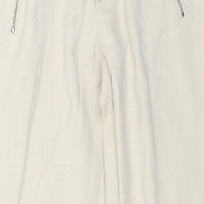 Zara Womens Beige   Carrot Trousers Size 30 in L27 in