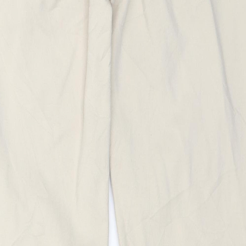 Zara Womens Beige   Carrot Trousers Size 30 in L27 in
