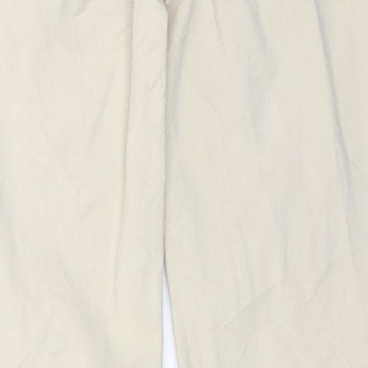 Zara Womens Beige   Carrot Trousers Size 30 in L27 in