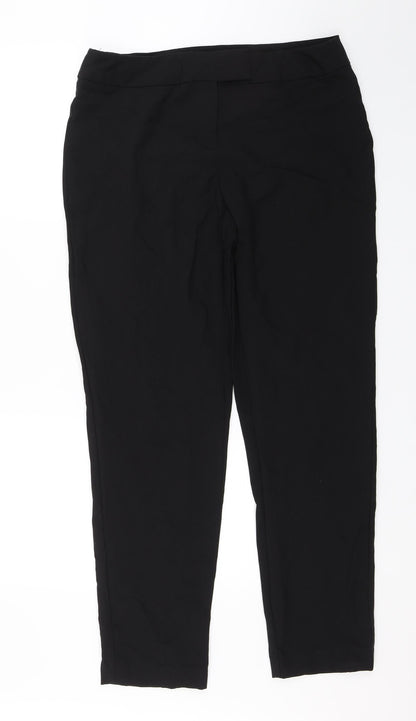 George Womens Black   Trousers  Size 14 L28 in