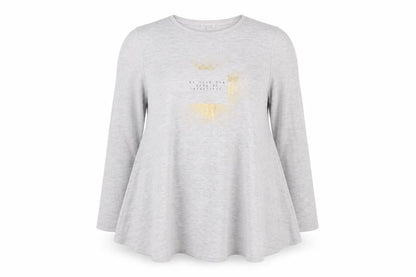 River Island Womens Grey   Basic T-Shirt Size 12