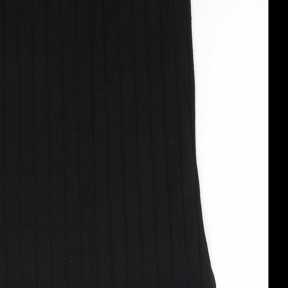 H&M Womens Black   Skater Skirt Size S