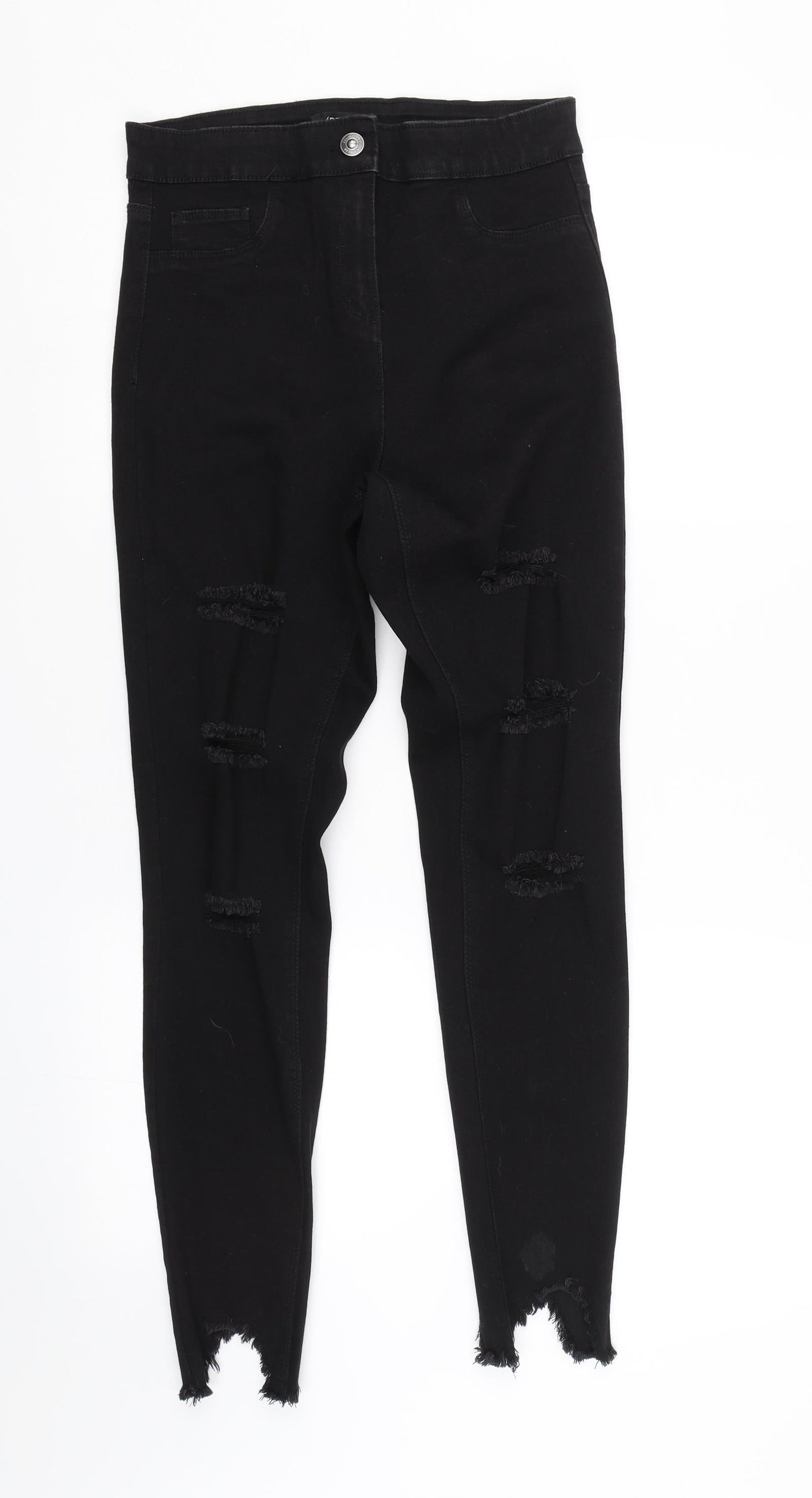 Denim Womens Black  Denim Skinny Jeans Size 10 L26 in
