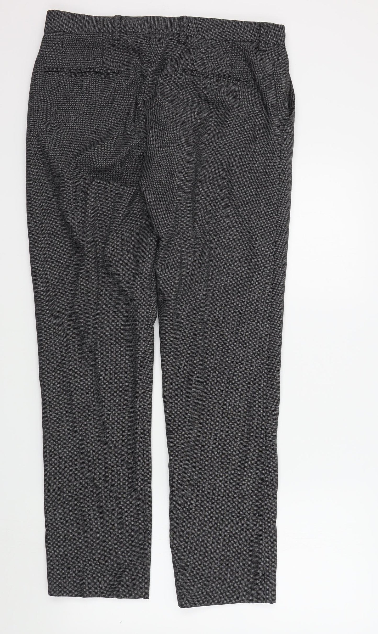 M&S Womens Grey   Trousers  Size 32 L30 in