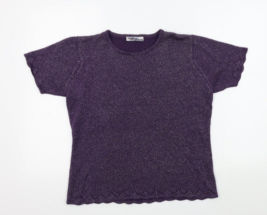 EWM Womens Purple   Pullover Jumper Size M