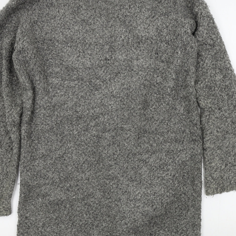 Papaya Womens Grey   Cardigan Jumper Size S