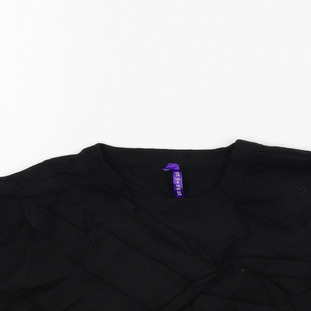 Preworn Womens Black   Pullover Jumper Size 10