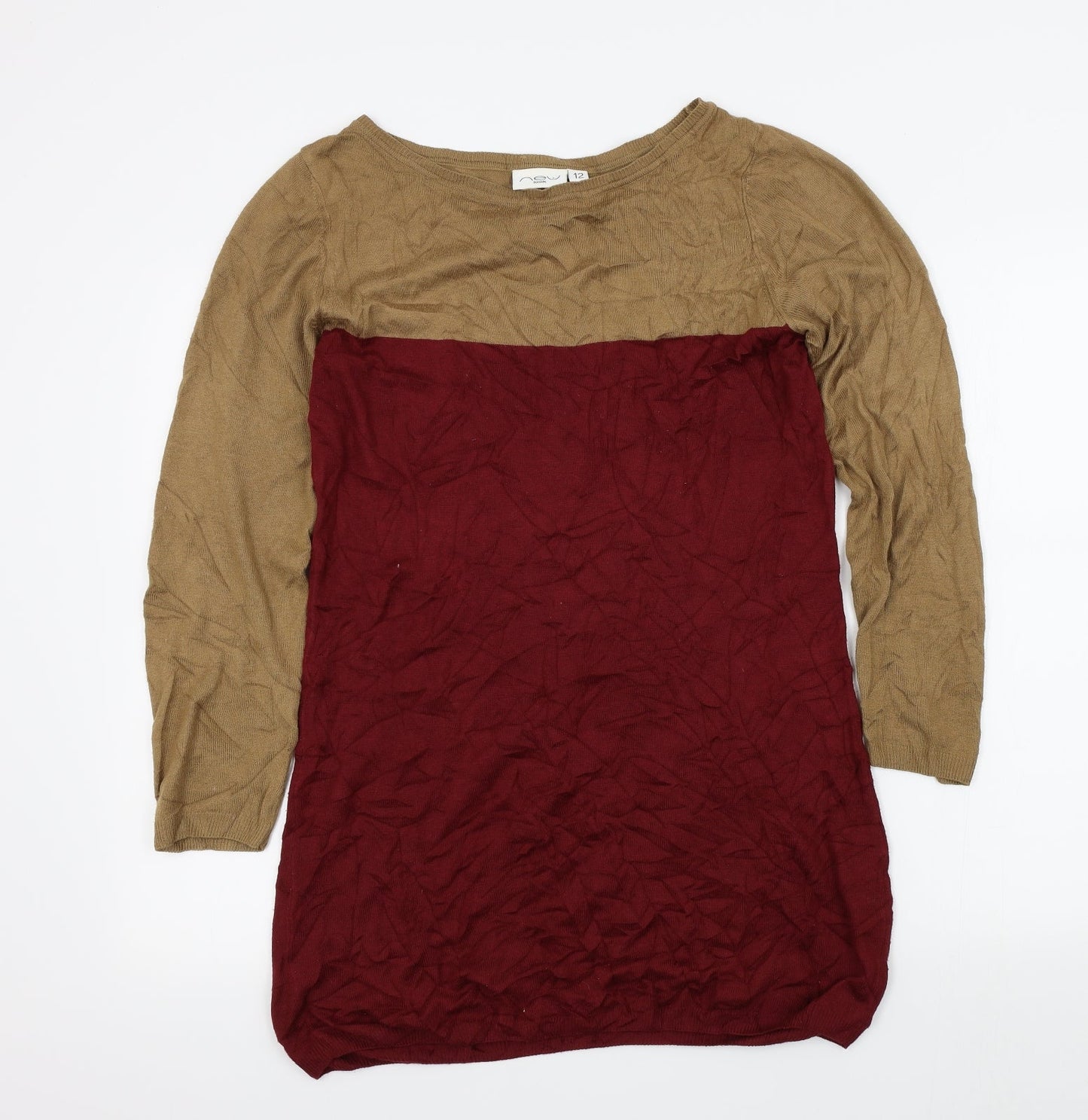 New Look Womens Brown   Jumper Dress  Size 12