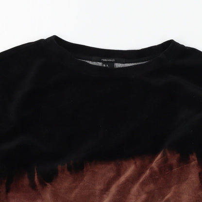 Preloved forever21 Womens Brown   Pullover Jumper Size S - Detail