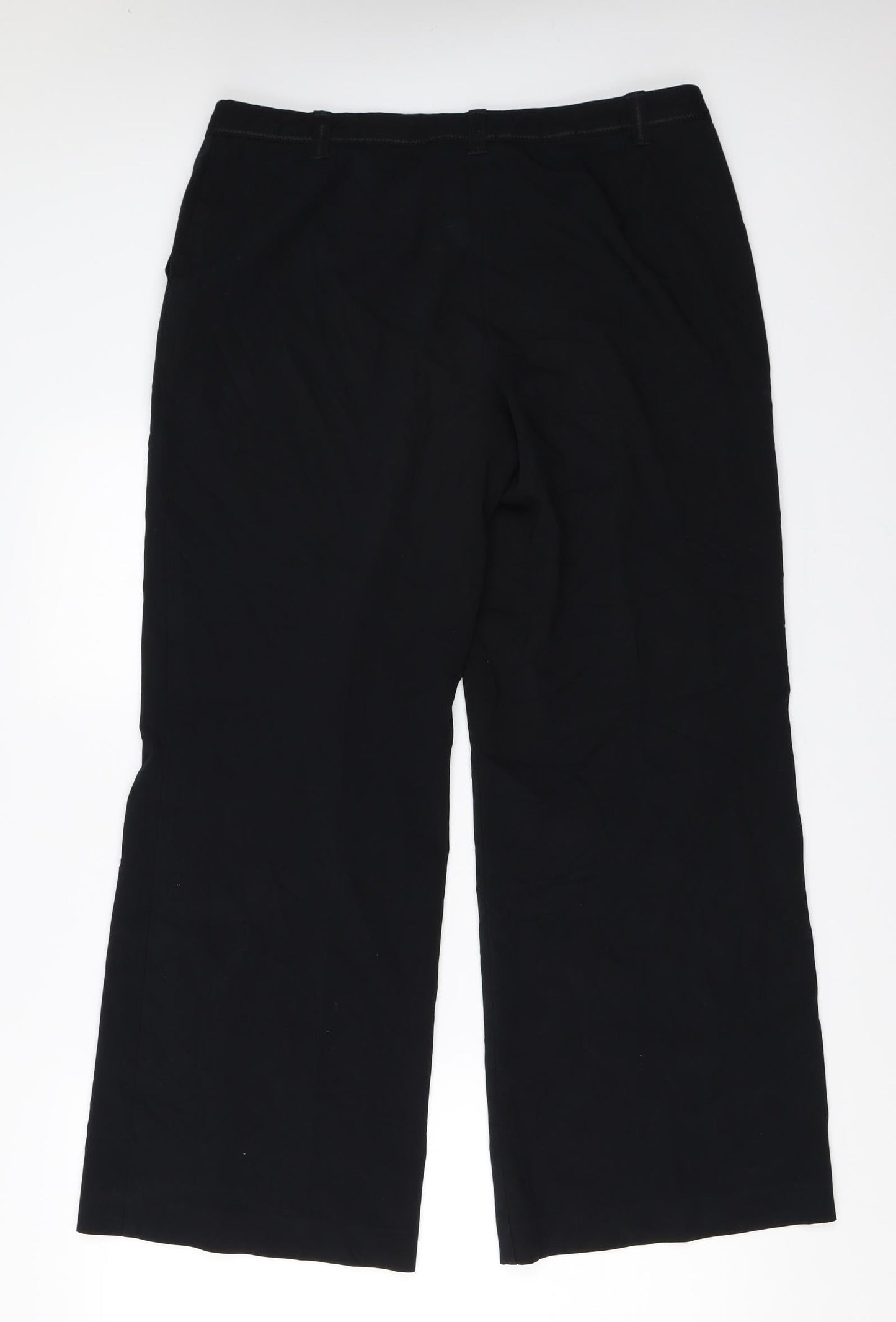 Marks and Spencer Womens Black   Trousers  Size 14 L29 in