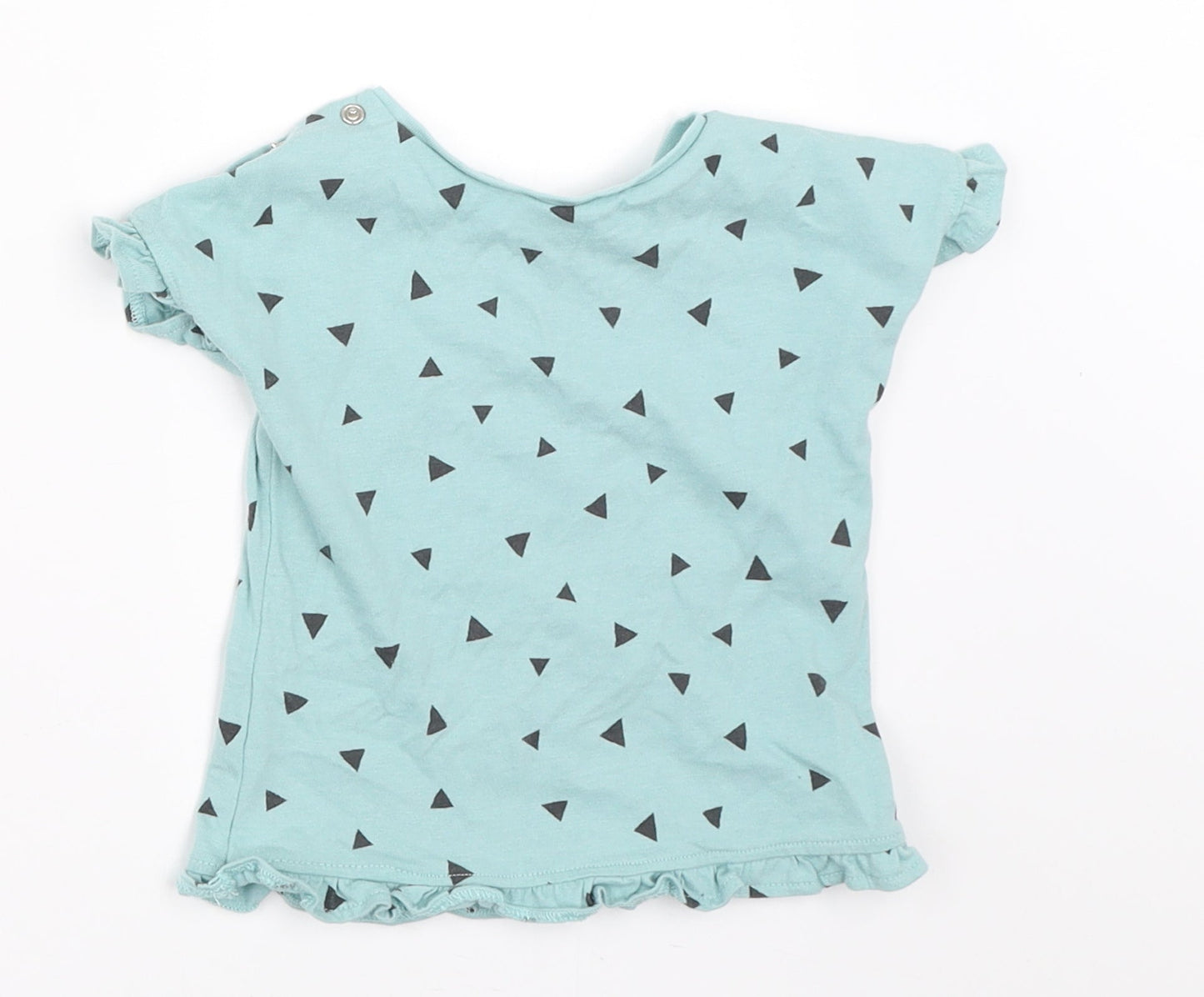 NEXT Girls Blue   Basic T-Shirt Size 6-9 Months