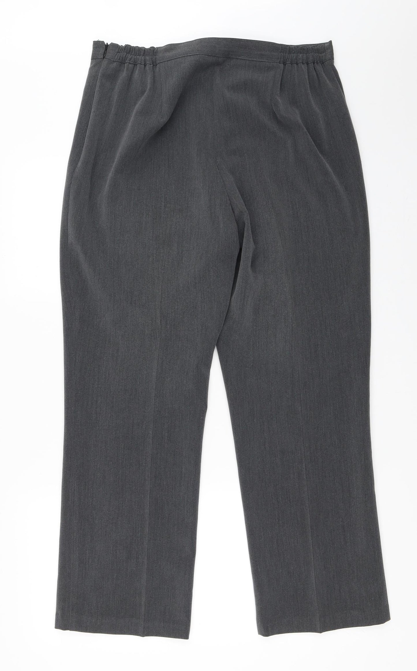 BM Womens Grey   Trousers  Size 14 L27 in