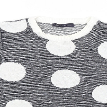 Marks & Spencer Womens Blue Polka Dot  Pullover Jumper Size 18