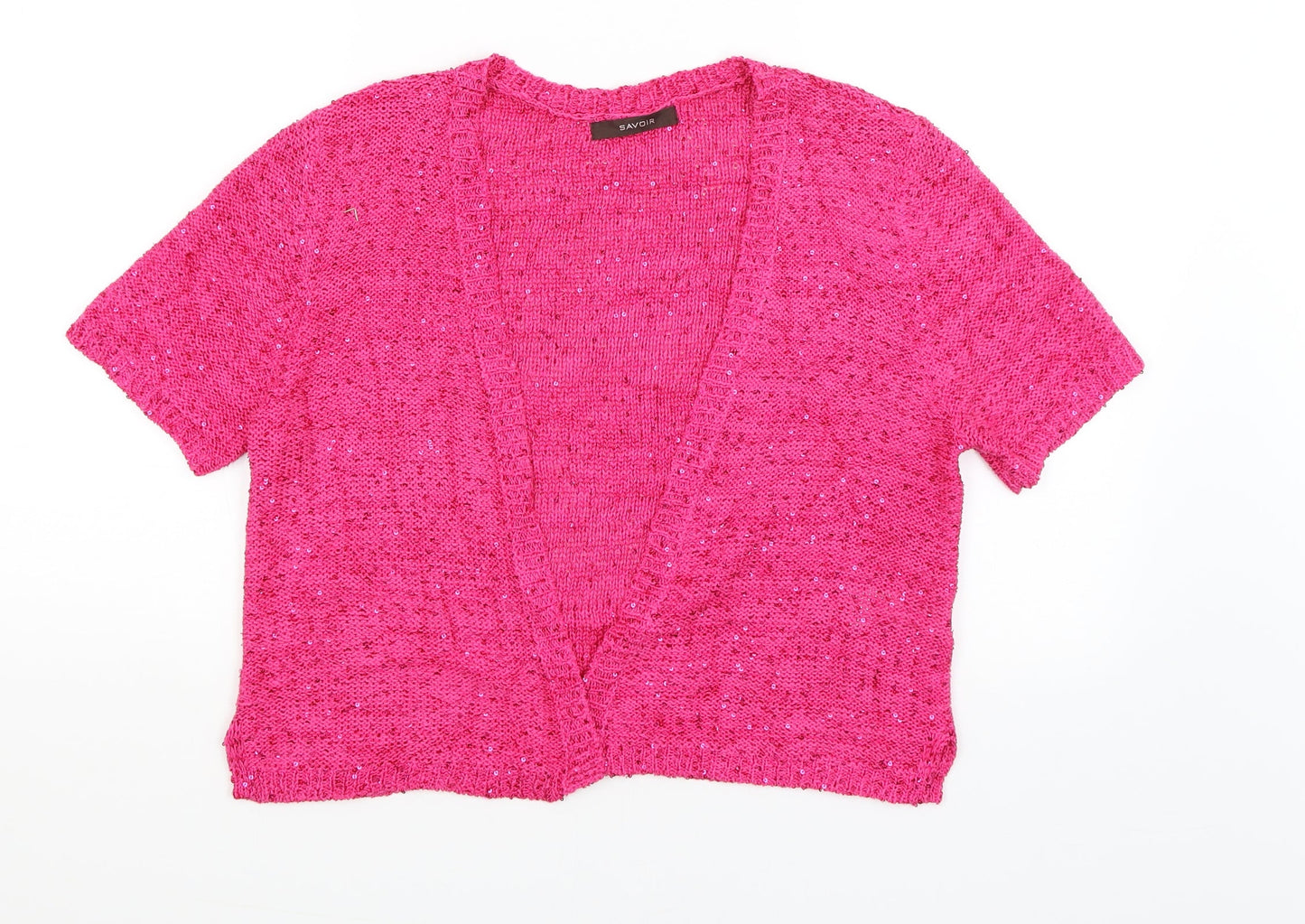 Savoir Womens Pink   Wrap Jumper Size 12