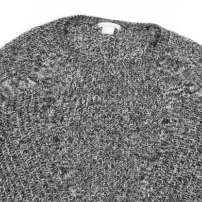 H&M Womens Black   Pullover Jumper Size S