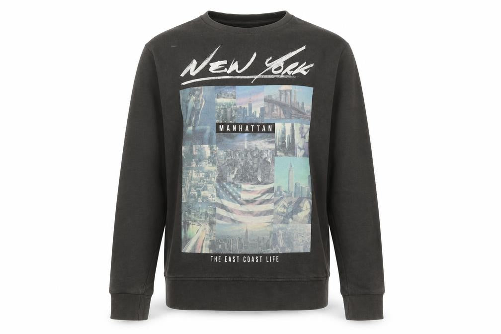Twisted Soul Mens Black   Pullover Jumper Size M  - New York