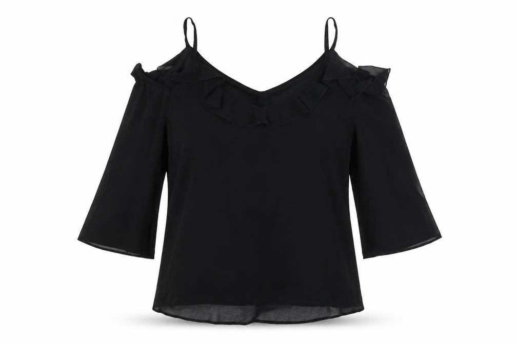 Wallis Womens Black   Basic Blouse Size M