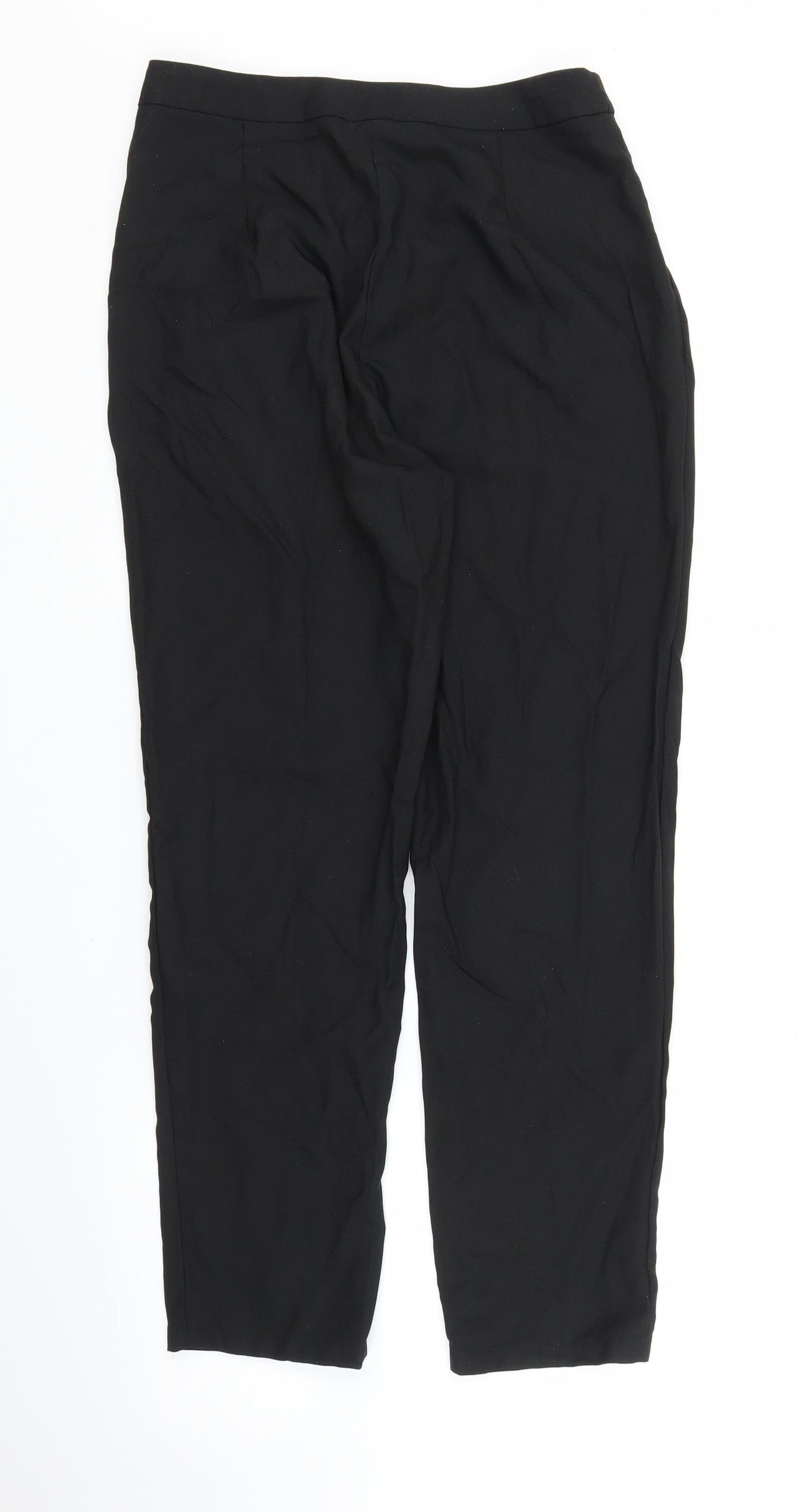 Preworn Womens Black   Trousers  Size M L24 in