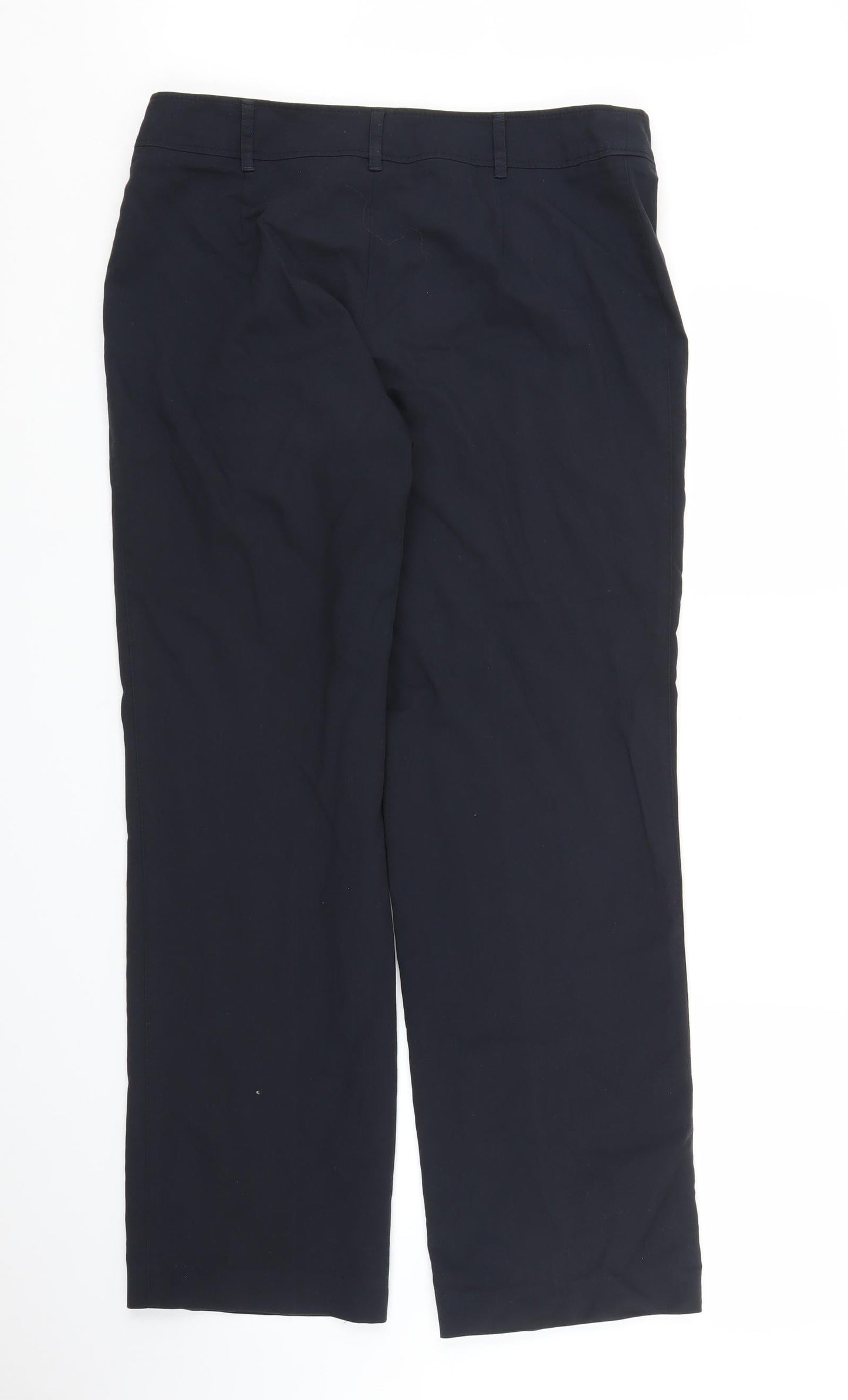 Lebek Womens Blue   Trousers  Size 34 in L27 in
