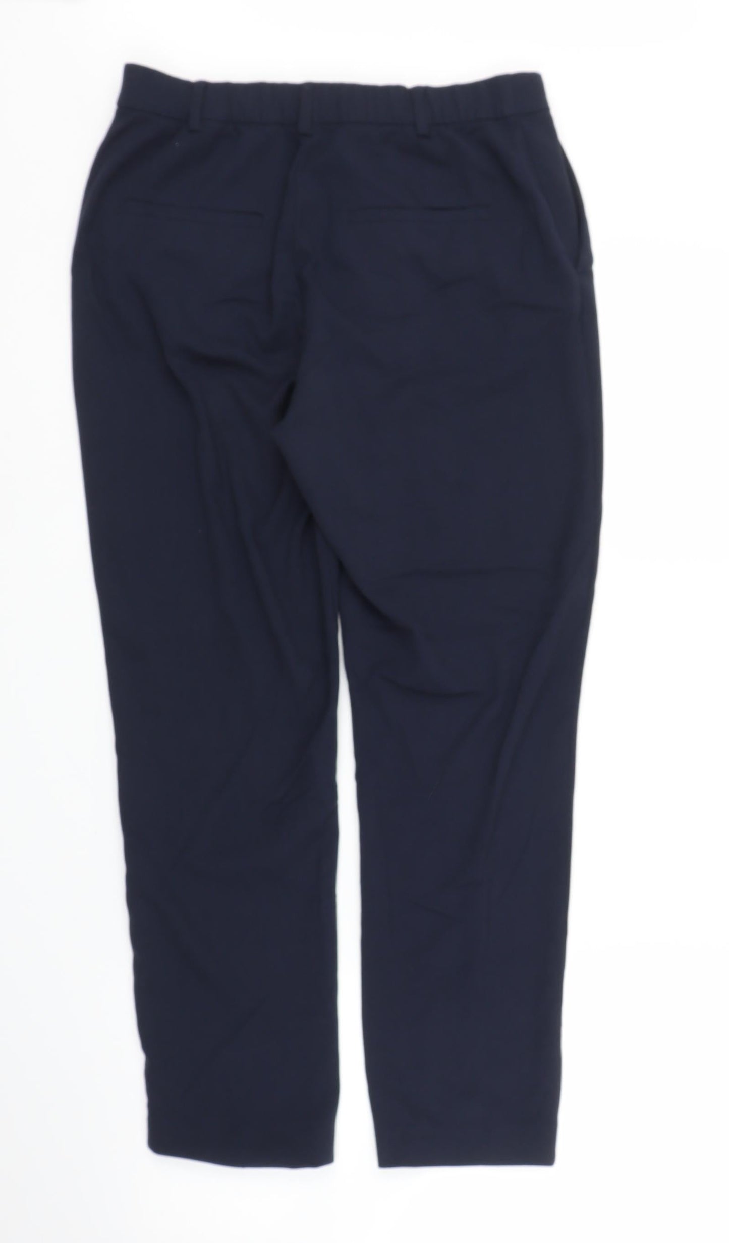 M&S Womens Blue   Bloomer Trousers Size 12 L24 in