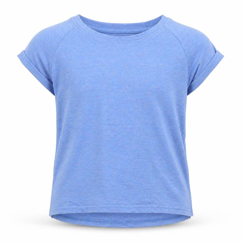 Young Dimension Girls Blue   Basic T-Shirt Size 7-8 Years