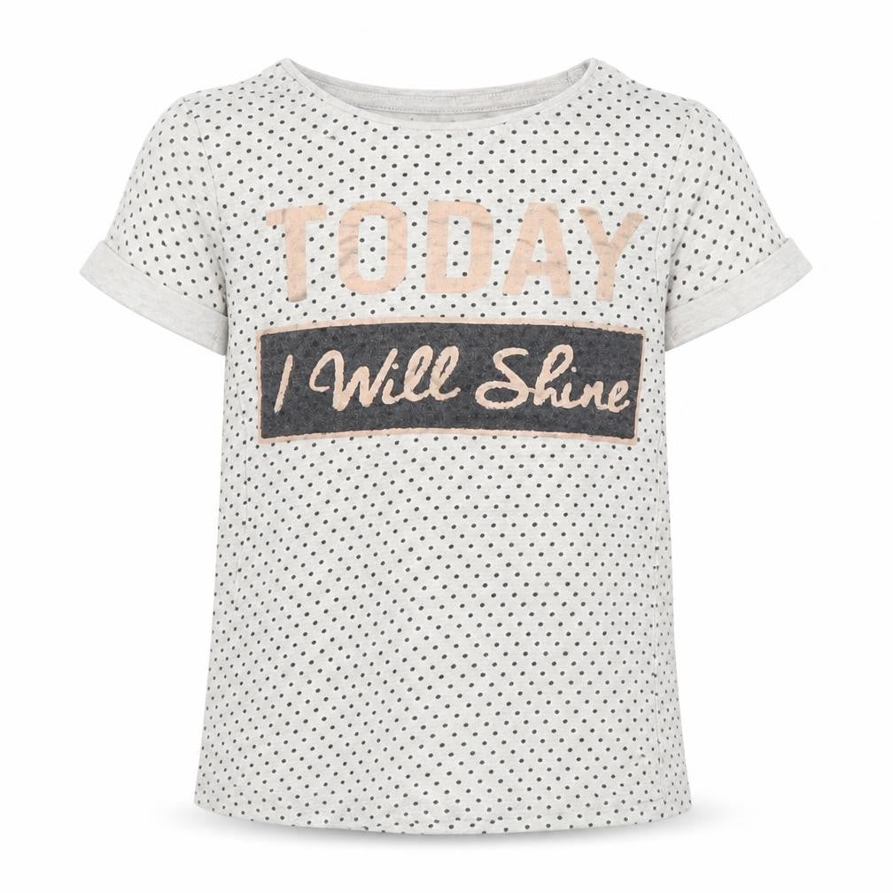 Young Dimension Girls Grey   Basic T-Shirt Size 7-8 Years