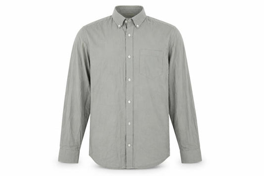 Premium Mens Grey    Button-Up Size S