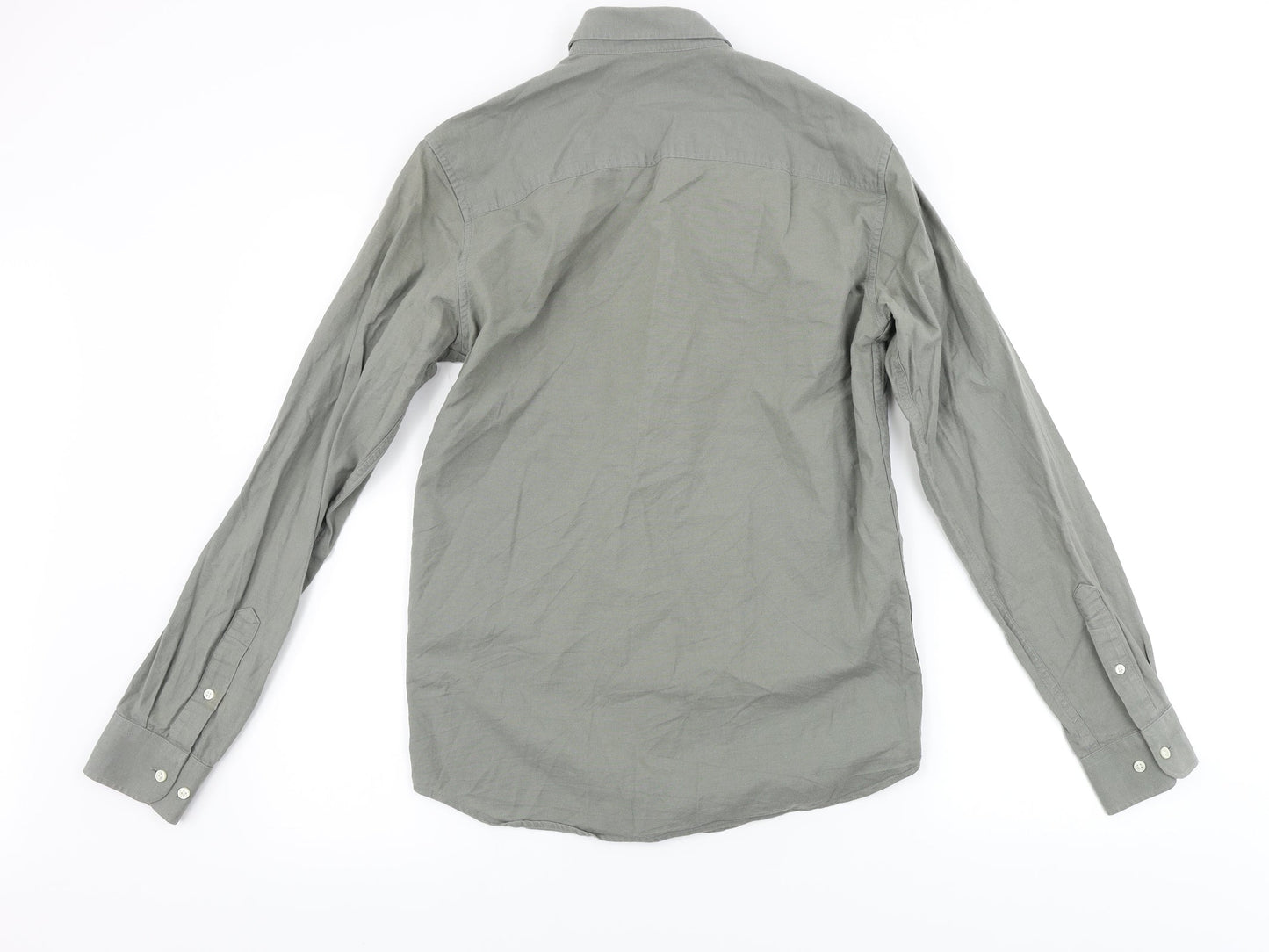 Premium Mens Grey    Button-Up Size S
