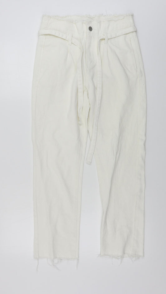 redal Womens White   Skinny Jeans Size 8 L25 in