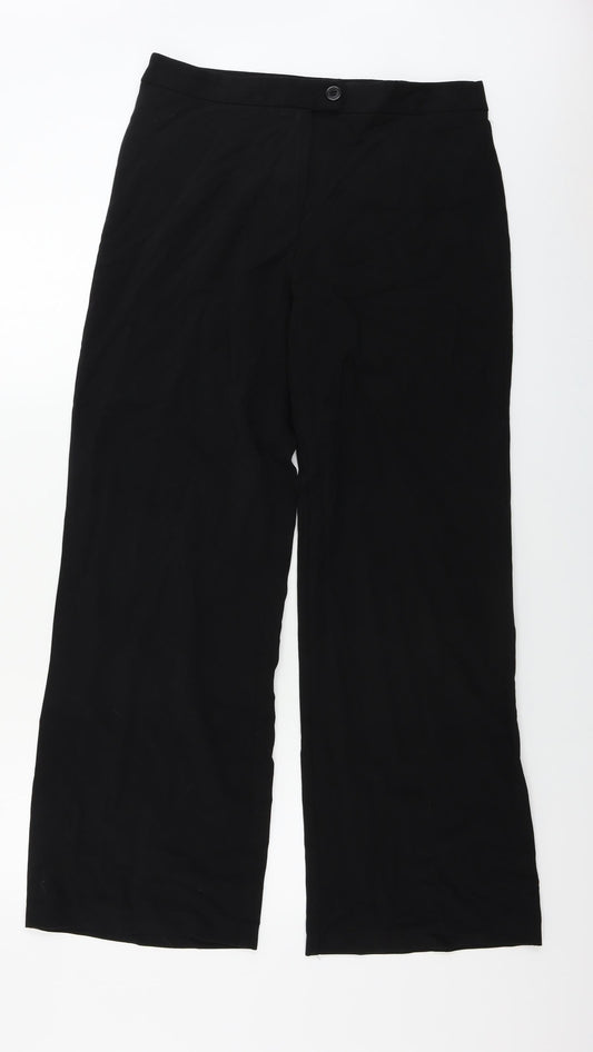 Joella Di Marco  Womens Black   Trousers  Size M L28 in