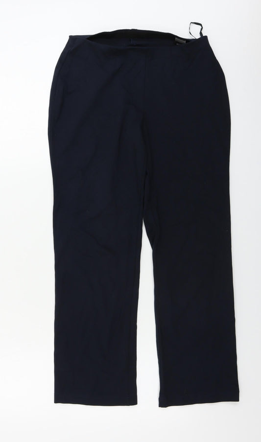 Marks and Spencer  Womens Blue   Trousers  Size 10 L24 in