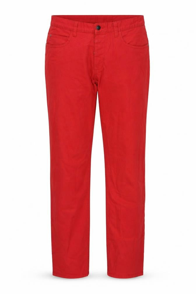 H&M  Womens Red   Trousers  Size 34 in L31 in