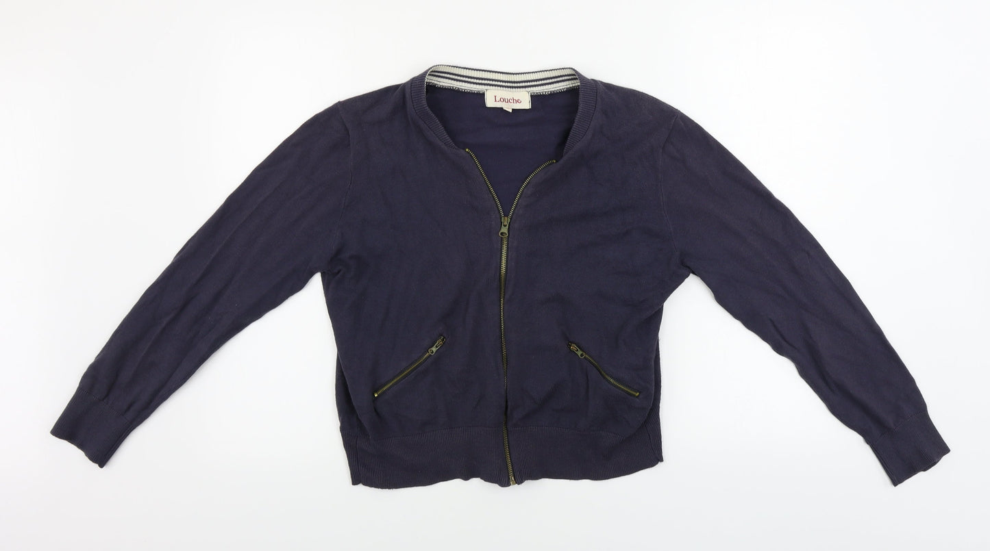 Louche Womens Blue   Cardigan Jumper Size 14