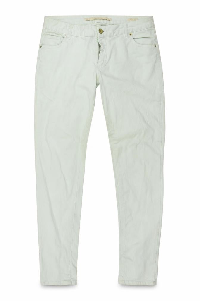 Preworn  Womens Green   Straight Jeans Size 28 in L25 in