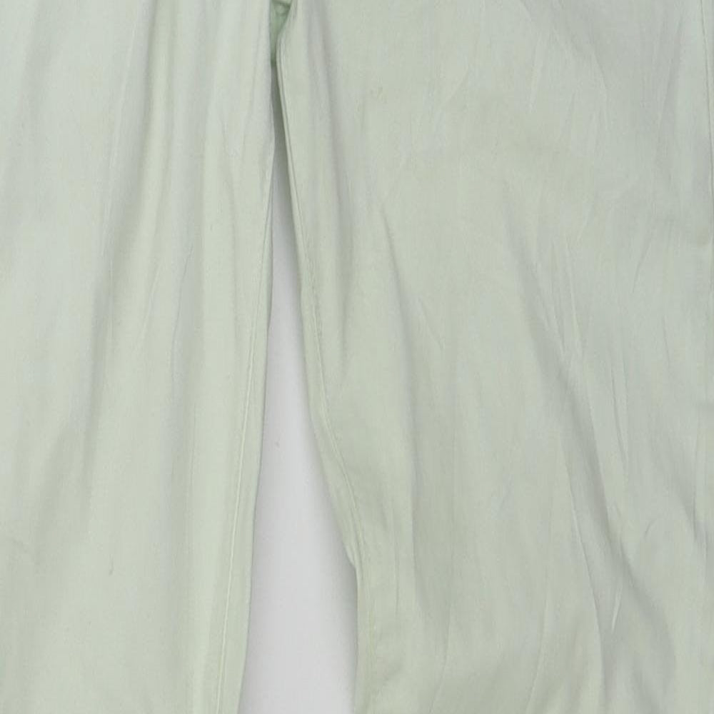Preworn  Womens Green   Straight Jeans Size 28 in L25 in