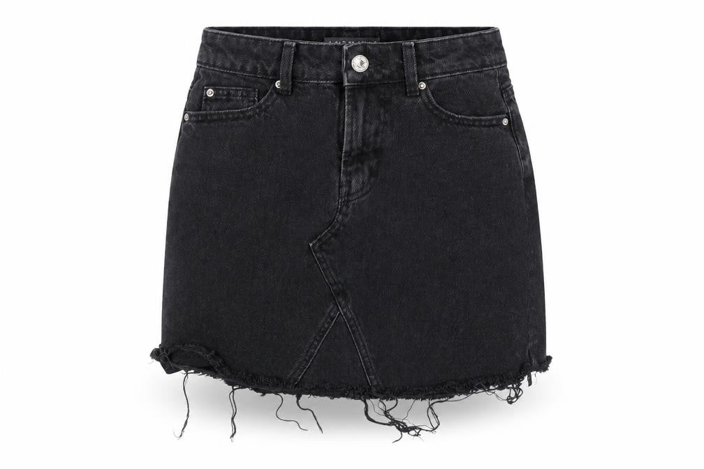 Denim & Co. Womens Black   A-Line Skirt Size 6
