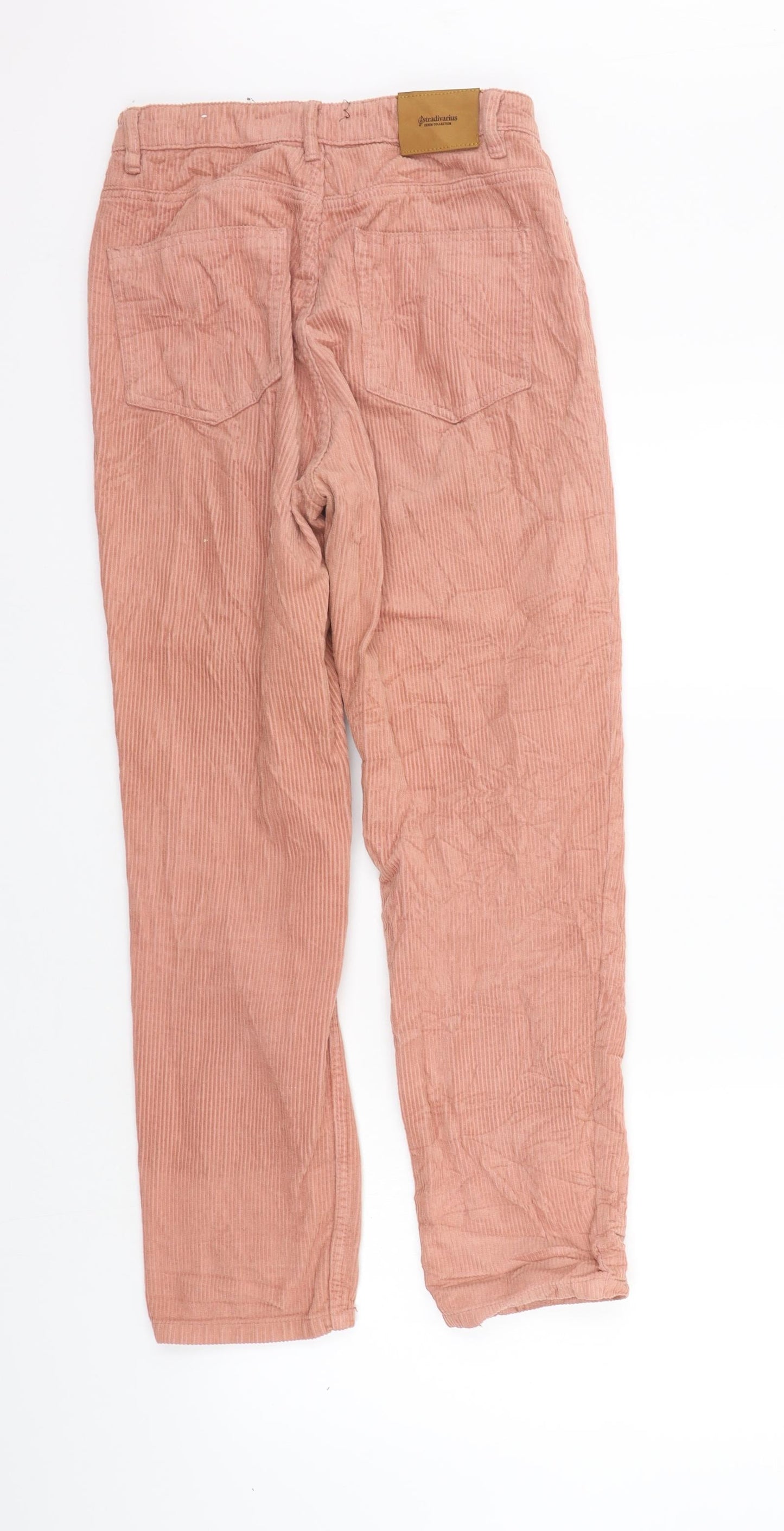 Stradivarius Womens Orange   Trousers  Size 8 L27 in